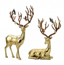 Animal ornament planters of iron