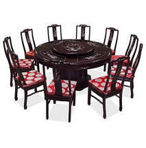 Inlay Design Round Dining Table