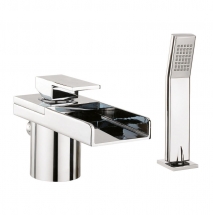 Water Square Lights Monobloc Bath Shower Mixer