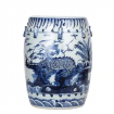 Blue and White Kylin Garden Stool
