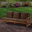 Eucalyptus Wood Patio Sofa