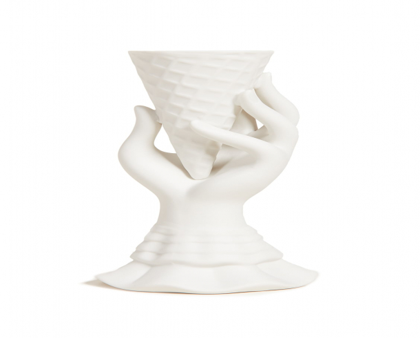 Porcelain ceramic vase