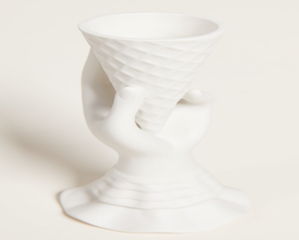 Porcelain ceramic vase