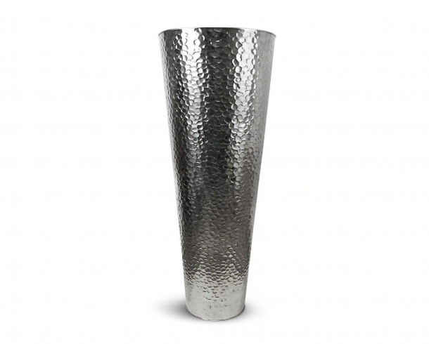 Stainless Steel Hammered Vase