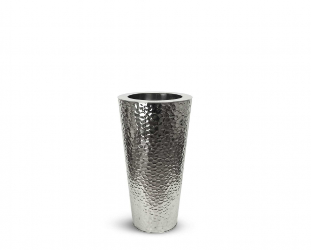 Stainless Steel Hammered Vase