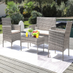 Wickerr Rattan Chairs Garden