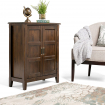 Wide Traditional Low Storage Cabinet